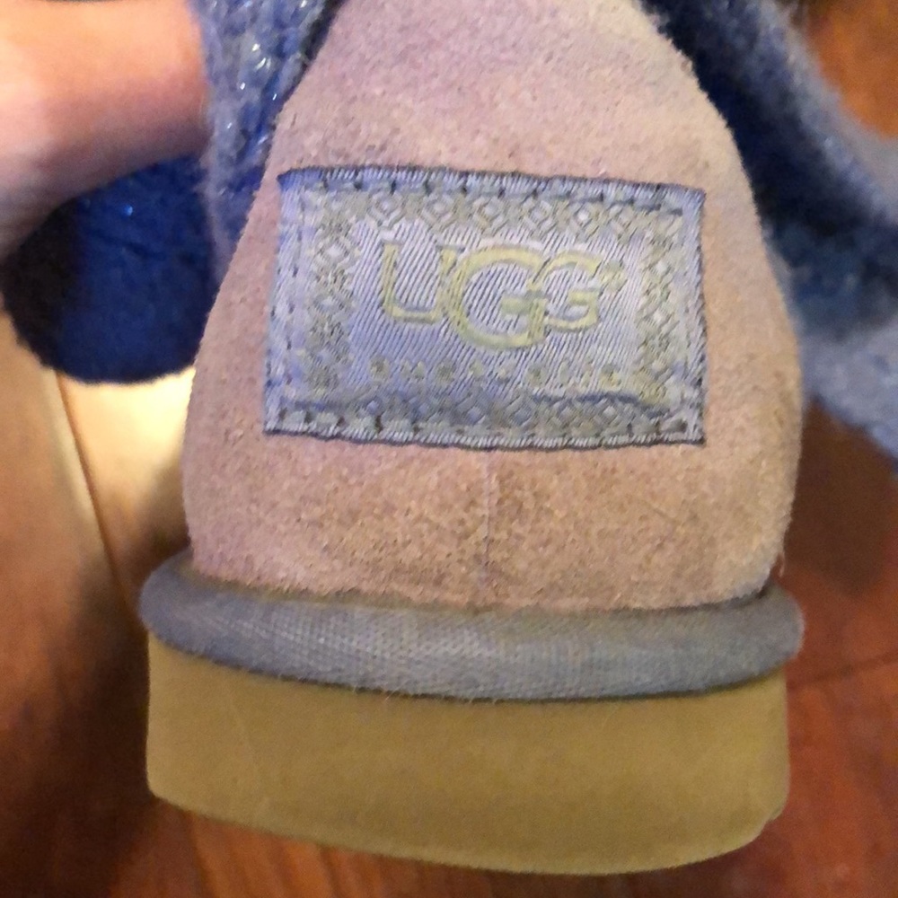 Purple UGG Cardigan Boots - Picture 5 of 7